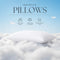 White pillow on a cloud with 'B&B Special Pillows' text and features listed.