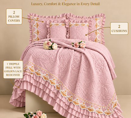 Luxury Bedding Set - Light Pink