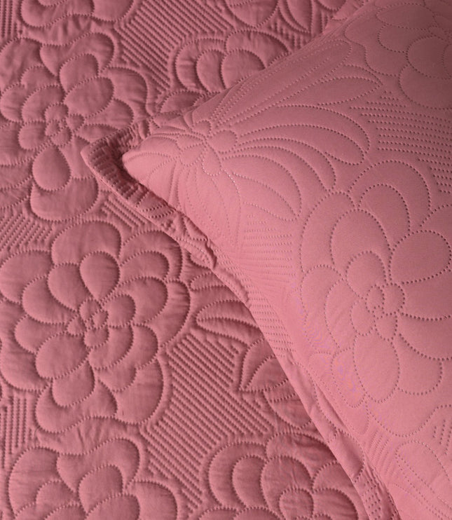 Floral - Luxe AC Bedcover With 2 Pillow Cases - Autumn Rose