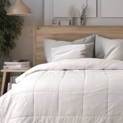 Jacquard Quilted Comforter - Ash