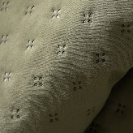 Luxe AC Bedcover With 2 Pillow Covers & 2 Cushions with Filling inside - Olive