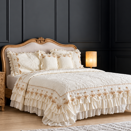 Luxury Bedding Set - Ivory