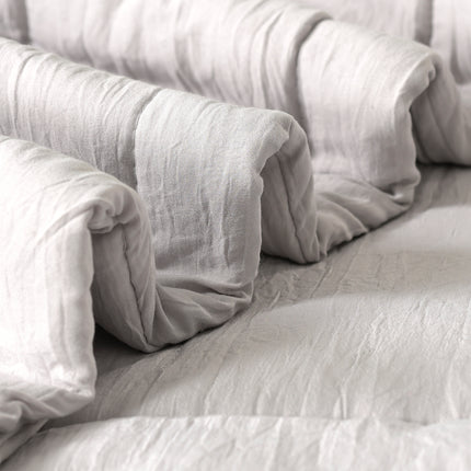 Jacquard Quilted Comforter - Ash