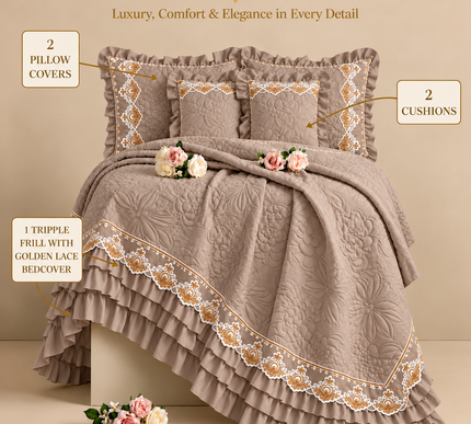 Luxury Bedding Set - Taupe