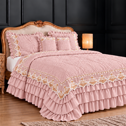 Luxury Bedding Set - Light Pink