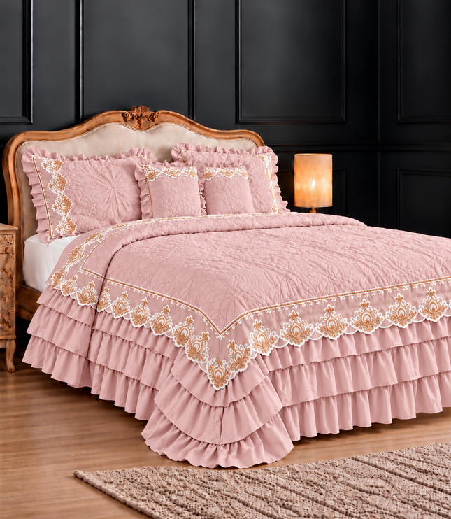 Luxury Bedding Set - Light Pink