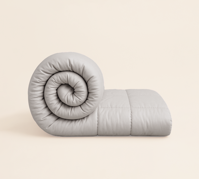 Jacquard Quilted Comforter - Ash