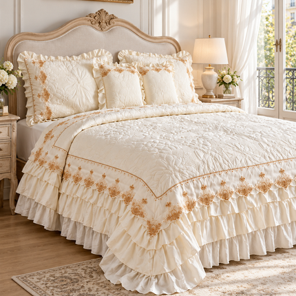 Luxury Bedding Set - Ivory