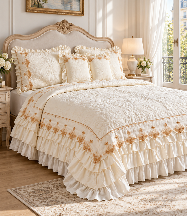 Luxury Bedding Set - Ivory