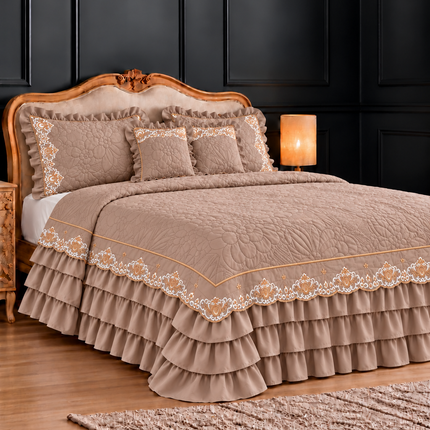 Luxury Bedding Set - Taupe