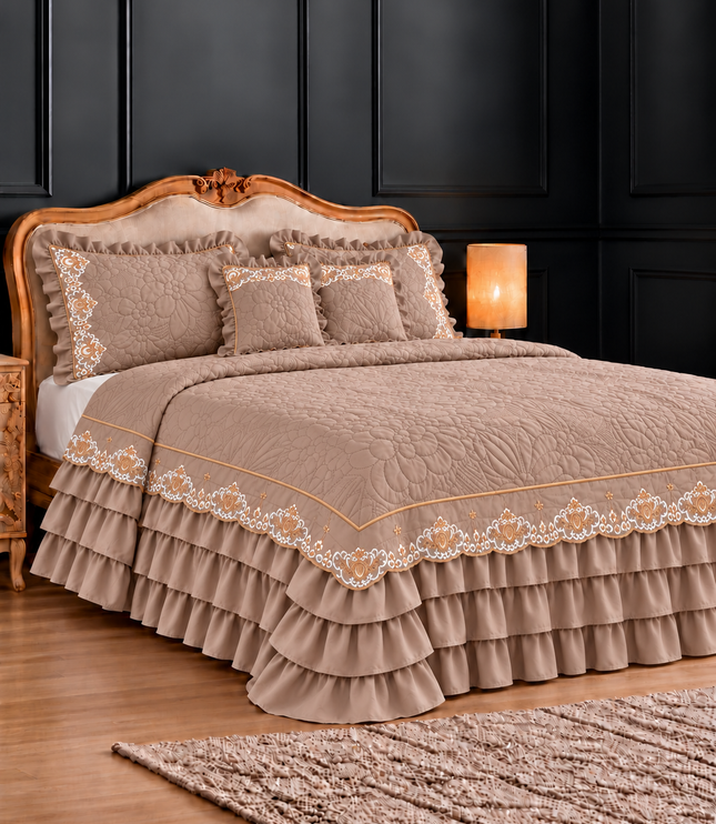 Luxury Bedding Set - Taupe