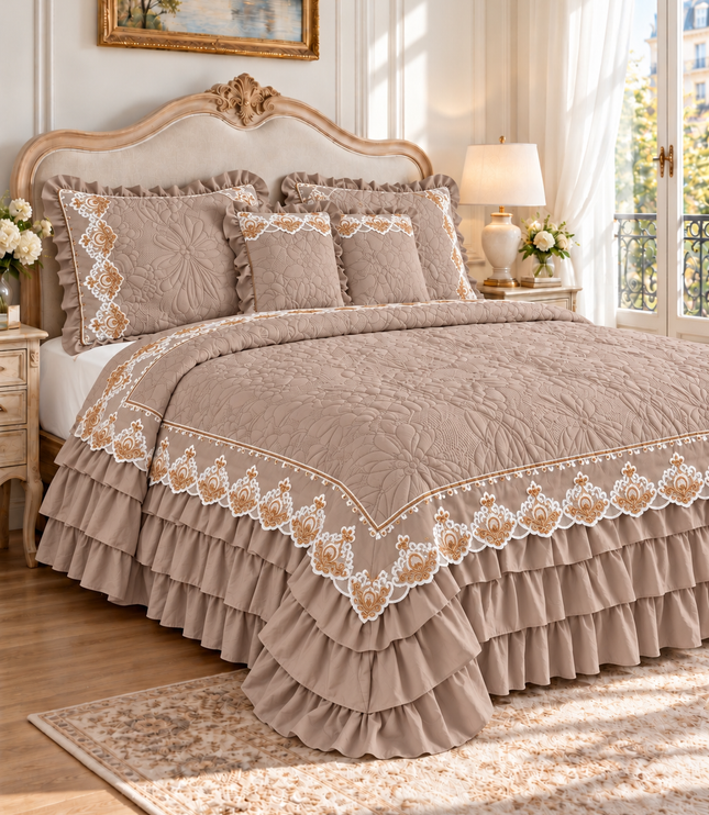 Luxury Bedding Set - Taupe