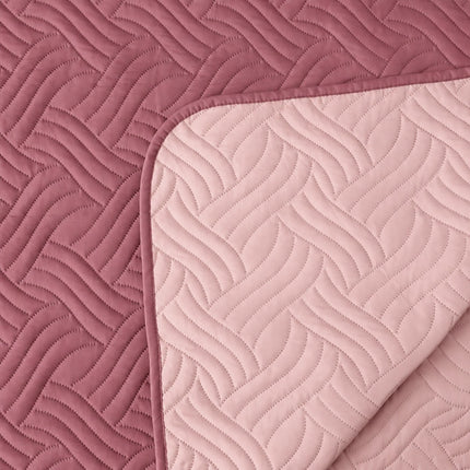Reversible Bedcover Set - Pink / Light Pink