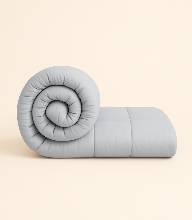Jacquard Quilted Comforter - Mint Green