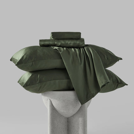 Iced Cooling Sheet Set - Olive