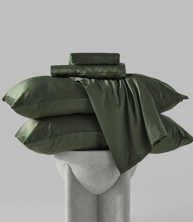 Iced Cooling Sheet Set - Olive