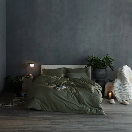 Iced Cooling Sheet Set - Olive