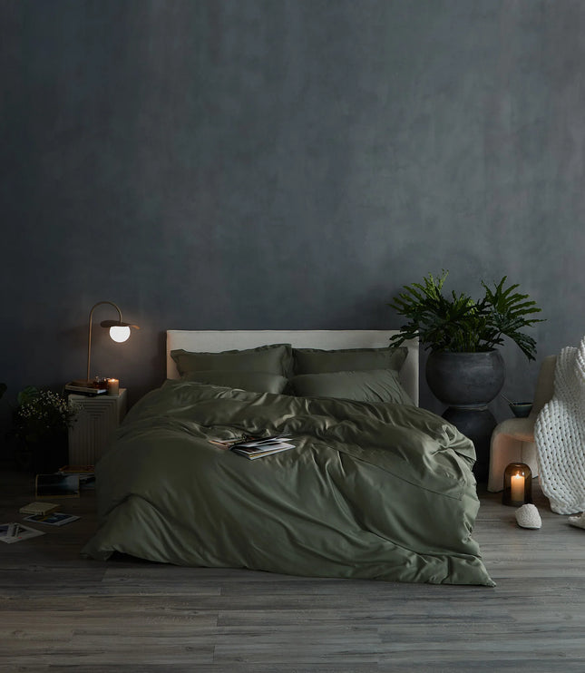 Iced Cooling Sheet Set - Olive