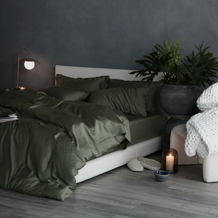 Iced Cooling Sheet Set - Olive