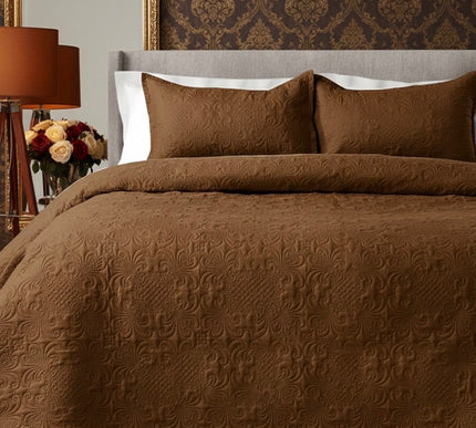 California Luxe AC Bedcover - Brown