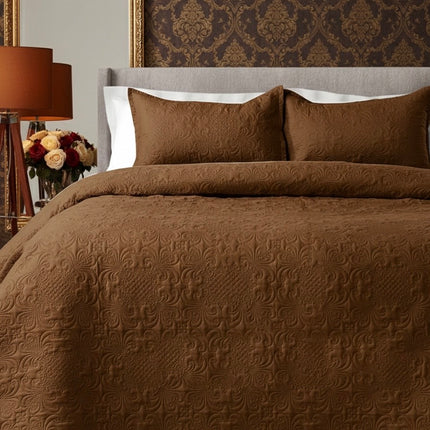 California Luxe AC Bedcover - Brown