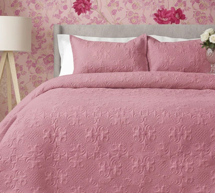California Luxe AC Bedcover - Pink