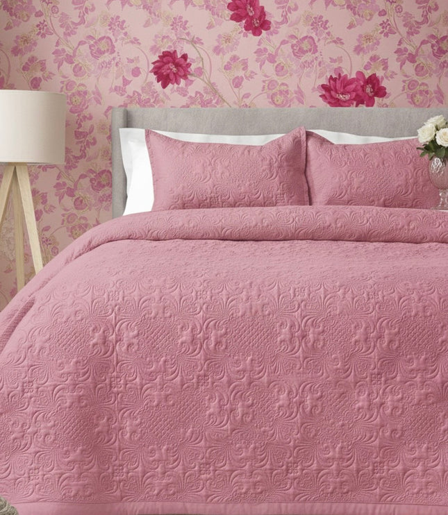 California Luxe AC Bedcover - Pink