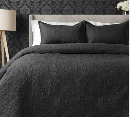 California Luxe AC Bedcover - Charcoal