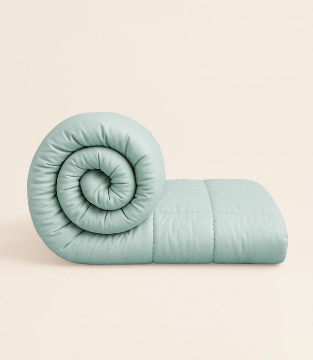 Jacquard Quilted Comforter - Baby Pink
