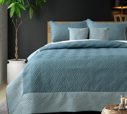 Deluxe Bedcover - Blue