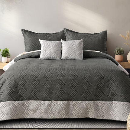 Deluxe Bedcover - Dark Grey