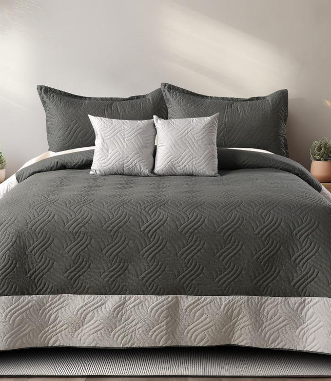 Deluxe Bedcover - Dark Grey