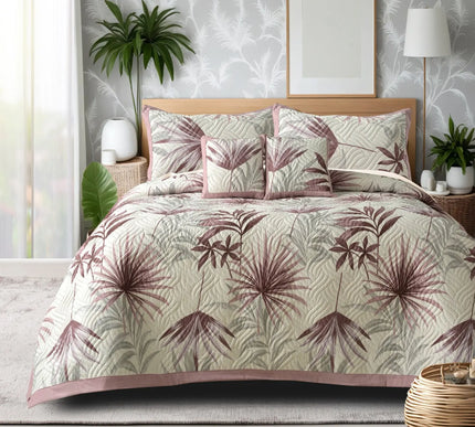 Dreamy Printed Bedcover Set - Pink