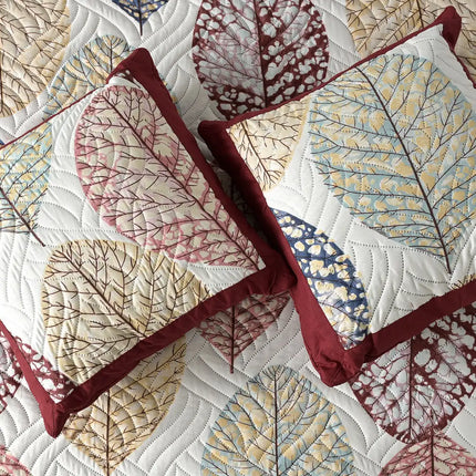 Dreamy Printed Bedcover Set - Red White